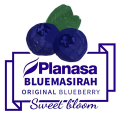 PLANASA BLUEMASIRAH ORIGINAL BLUEBERRY SWEET BLOOM Logo (EUIPO, 07.07.2020)
