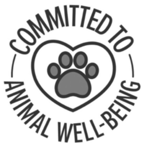 COMMITTED TO ANIMAL WELL-BEING Logo (EUIPO, 01/10/2022)