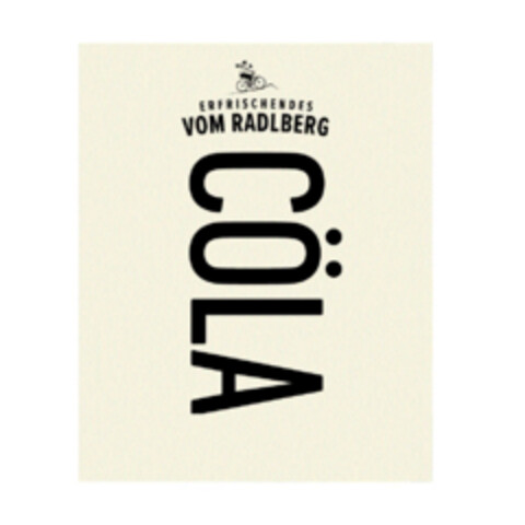 CÖLA ERFRISCHENDES VOM RADLBERG Logo (EUIPO, 18.05.2022)