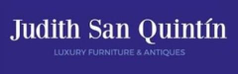 Judith San Quintín LUXURY FURNITURE & ANTIQUES Logo (EUIPO, 17.11.2023)