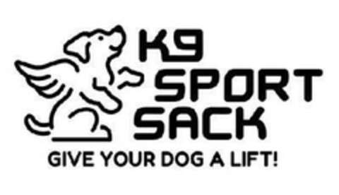 K9 SPORT SACK GIVE YOUR DOG A LIFT! Logo (EUIPO, 11/23/2023)