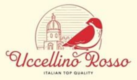 Uccellino Rosso ITALIAN TOP QUALITY Logo (EUIPO, 03/20/2024)