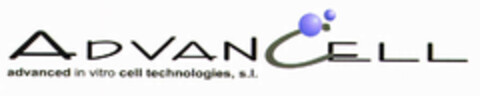 ADVANCELL advanced in vitro cell technologies, s.l. Logo (EUIPO, 07/26/2001)