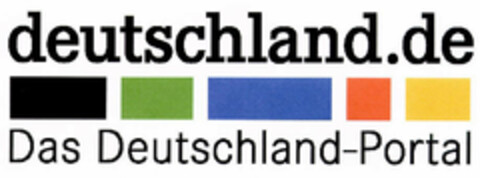 deutschland.de Das Deutschland-Portal Logo (EUIPO, 14.05.2002)