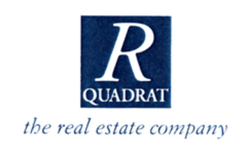 R QUADRAT the real estate company Logo (EUIPO, 02/24/2005)