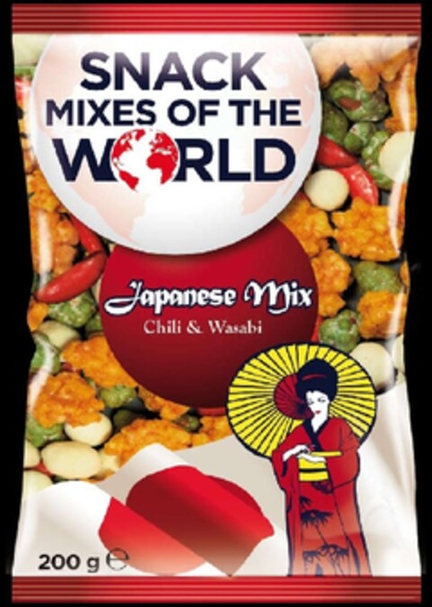 SNACK MIXES OF THE WORLD JAPANESE MIX Logo (EUIPO, 06.04.2010)