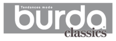 TENDANCES MODE BURDA CLASSICS Logo (EUIPO, 05/27/2013)