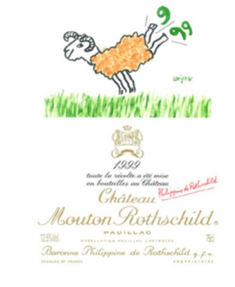 Château Mouton Rothschild 1999 Logo (EUIPO, 22.10.2014)