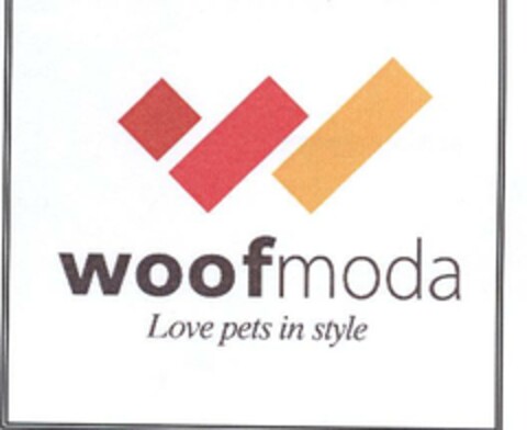 Woofmoda Love pets in style Logo (EUIPO, 08.06.2016)