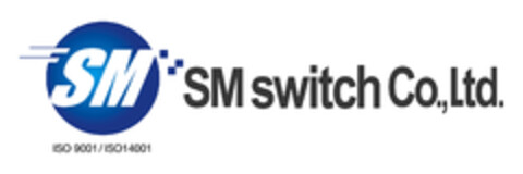 SM switch Co.,Ltd. ISO 9001/ISO14001 Logo (EUIPO, 06.12.2016)