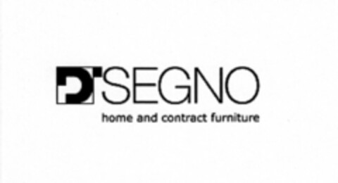 D.SEGNO home and contract furniture Logo (EUIPO, 09/17/2018)