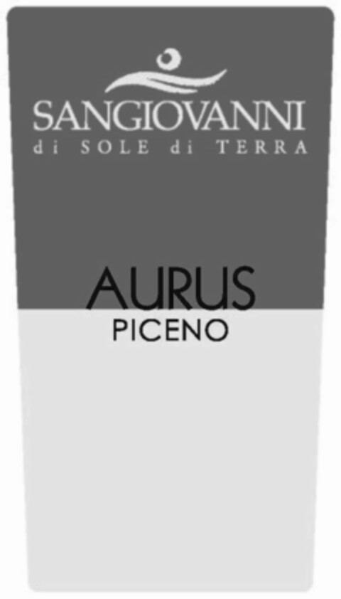 SANGIOVANNI DI SOLE DI TERRA AURUS PICENO Logo (EUIPO, 04.06.2020)