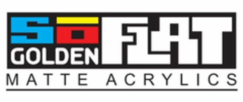 SO FLAT GOLDEN MATTE ACRYLICS Logo (EUIPO, 19.10.2020)