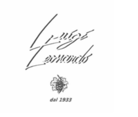 LUIGI LEONARDO DAL 1933 Logo (EUIPO, 01/19/2022)