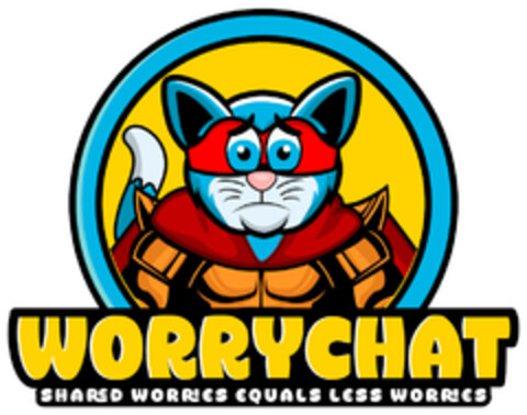 WORRYCHAT SHARED WORRIES EQUALS LESS WORRIES Logo (EUIPO, 14.04.2022)