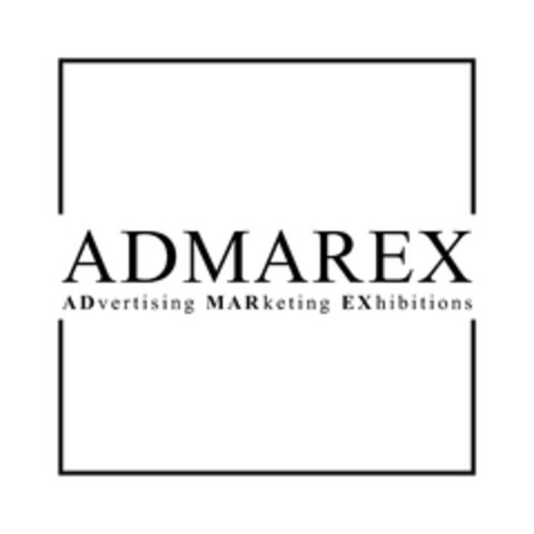 ADMAREX ADvertising MARketing EXhibitions Logo (EUIPO, 04/05/2024)