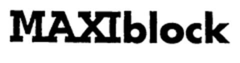 MAXIblock Logo (EUIPO, 23.12.1999)