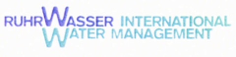 RUHRWASSER INTERNATIONAL WATER MANAGEMENT Logo (EUIPO, 07/30/2001)