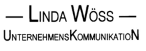 LINDA WÖSS UNTERNEHMENSKOMMUNIKATION Logo (EUIPO, 11/23/2001)