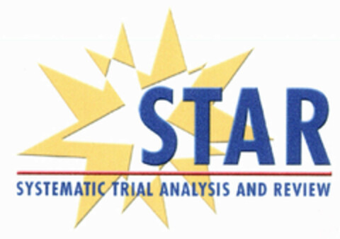 STAR SYSTEMATIC TRIAL ANALYSIS AND REVIEW Logo (EUIPO, 02/28/2002)