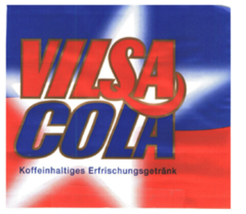 VILSA COLA 
Koffeinhaltiges Erfrischungsgetränk Logo (EUIPO, 27.01.2004)