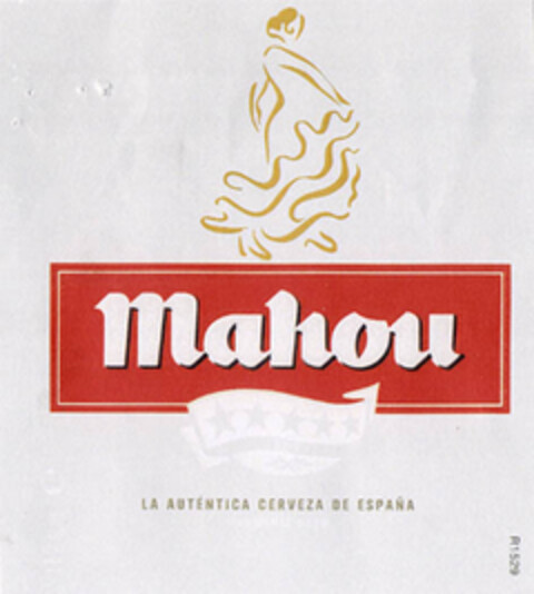 Mahou LA AUTÉNTICA CERVEZA DE ESPAÑA Logo (EUIPO, 12.01.2006)