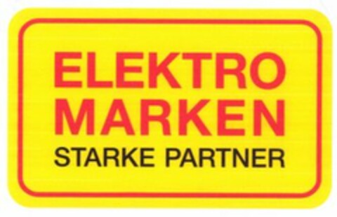 ELEKTRO MARKEN STARKE PARTNER Logo (EUIPO, 05.05.2006)