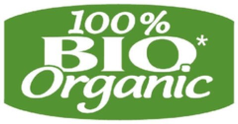 100% BIO* Organic Logo (EUIPO, 06.07.2009)