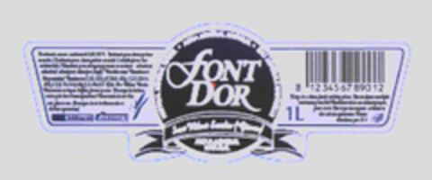 fONT DOR Logo (EUIPO, 04.12.2009)