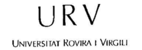 URV  UNIVERSITAT ROVIRA I VIRGILI Logo (EUIPO, 07/07/2010)