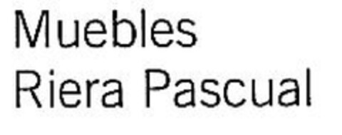 Muebles Riera Pascual Logo (EUIPO, 13.07.2010)