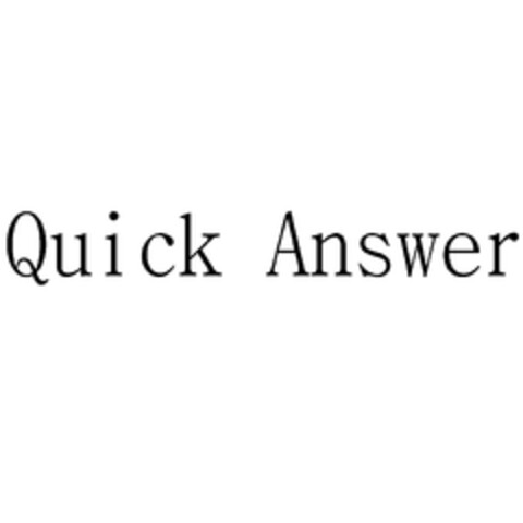 Quick Answer Logo (EUIPO, 08/07/2013)