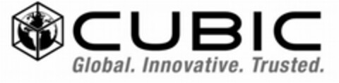 CUBIC Global. Innovative. Trusted. Logo (EUIPO, 04/18/2014)