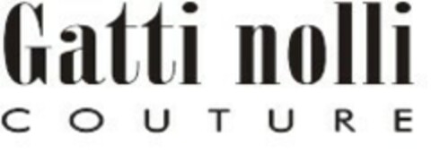 Gatti nolli COUTURE Logo (EUIPO, 12.12.2017)
