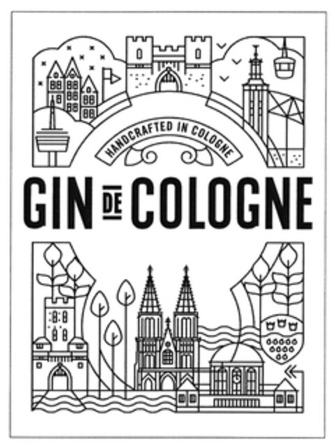 GIN DE COLOGNE HANDCRAFTED IN COLOGNE Logo (EUIPO, 04/06/2018)