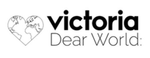 VICTORIA DEAR WORLD: Logo (EUIPO, 05/30/2019)