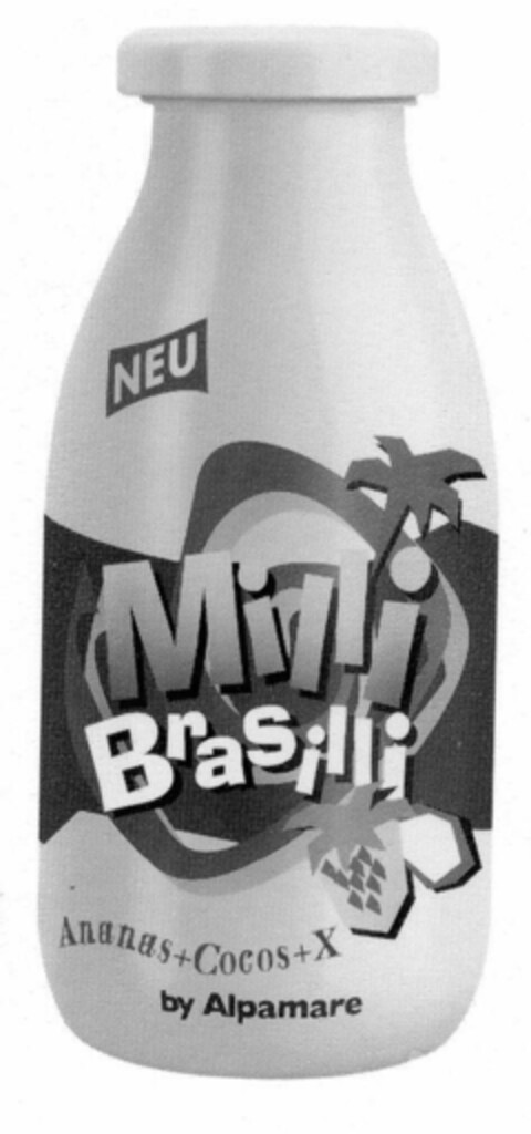 Neu Milli Brasilli Ananas + Cocos + X by Alpamare Logo (EUIPO, 17.09.1996)