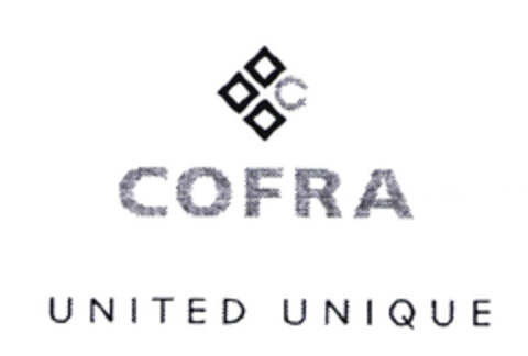 COFRA UNITED UNIQUE Logo (EUIPO, 07/24/2003)