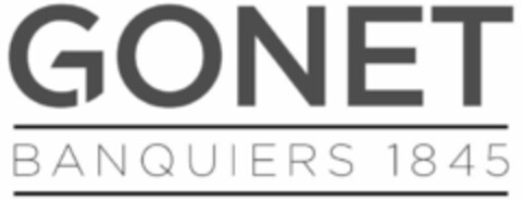 GONET BANQUIERS 1845 Logo (EUIPO, 08.08.2016)
