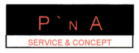 P'NA SERVICE & CONCEPT Logo (EUIPO, 08/10/1999)