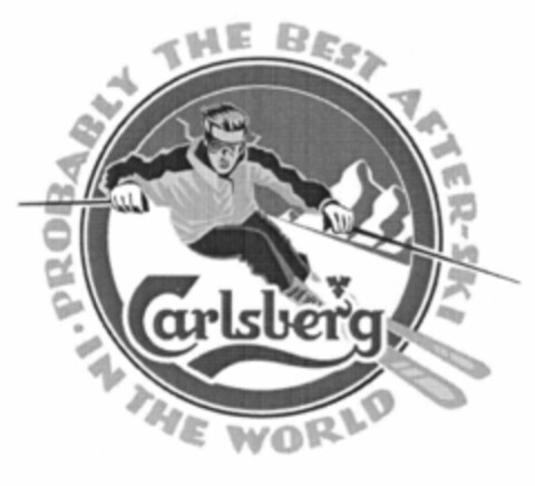 Carlsberg PROBABLY THE BEST AFTER-SKI IN THE WORLD Logo (EUIPO, 06.11.2000)