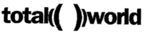 total(( ))world Logo (EUIPO, 10.08.2001)