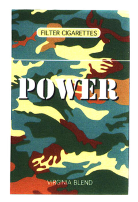 FILTER CIGARETTES POWER VIRGINIA BLEND Logo (EUIPO, 02.04.2003)