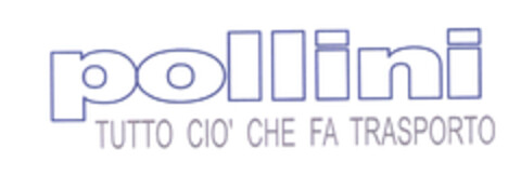 pollini TUTTO CIO' CHE FA TRASPORTO Logo (EUIPO, 17.07.2003)