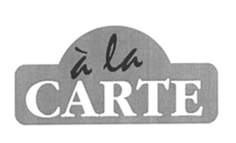 à la CARTE Logo (EUIPO, 20.10.2003)