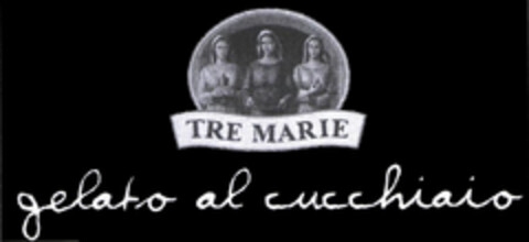 TRE MARIE gelato al cucchiaio. Logo (EUIPO, 28.11.2003)