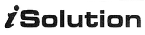 iSolution Logo (EUIPO, 10/21/2004)