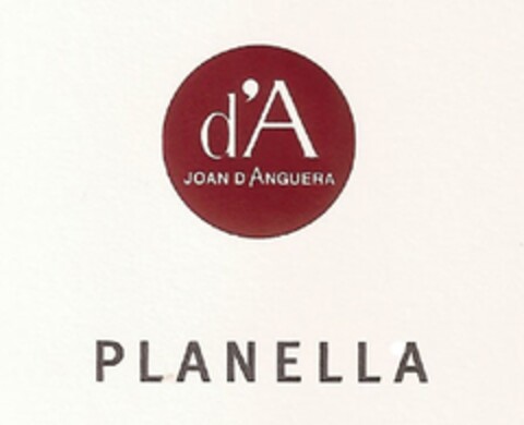 d'A JOAN D'ANGUERA PLANELLA Logo (EUIPO, 06/04/2009)