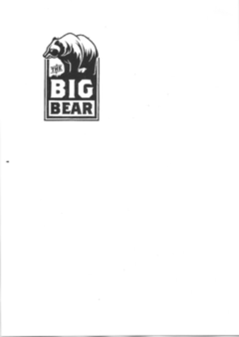 THE BIG BEAR Logo (EUIPO, 06/12/2009)