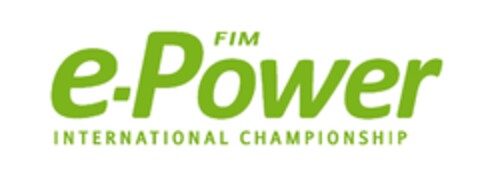 FIM e-Power International Championship Logo (EUIPO, 01/18/2010)